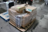Pallet Of Assorted Air Filters And Floor Scrubber Pads