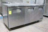 True 6' Stainless Undercounter Refrigerator