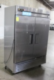 True T-49 Two Door Stainless Refrigerator