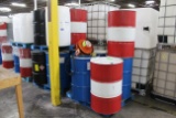 Pallets Of Assorted Steel And Plastic Drums