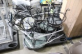 Pallet Of Patio Chairs And Small Tables
