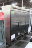 True T-72F Three Door Stainless Freezer