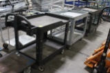 Two-Tier Plastic Flat Carts