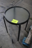 Glass Top Side Table