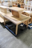 Wooden Merchandising Table