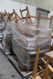 Pallets Of Wooden Chairs And Tables