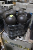 Plastic Torpedo Trash Cans