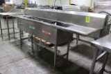 Win-Holt Stainless Steel Three Compartment Sink