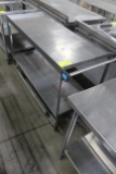 Lakeside 4' Stainless Two-Tier Cart