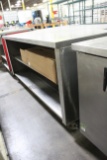 6' Stainless Steel Table On Casters