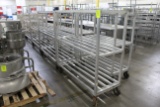 5' Aluminum Cooler Racks On Casters