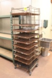 Wire Bread Rack On Casters