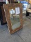 Wood frame mirror