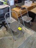 Metal folding chairs