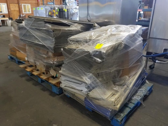 3 pallets of Lozier Shelving parts