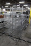 Assorted Metro Racks On Casters