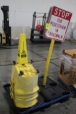 Sign, Wet Floor Cones, Mop Buckets