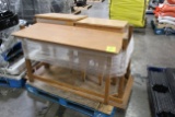 Pallet Of Assorted Sized Wooden Tables