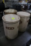 Wisconsin Cheese Wooden Barrels