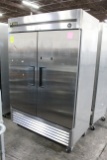 True T-49 Two Door Stainless Refrigerator