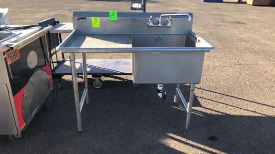 Stainless Steel Single Basin Sink