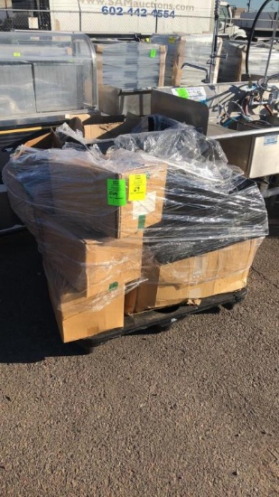 Pallet Of Stainless Inserts And Plastic Risers