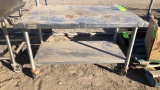 4’ Stainless Steel Table On Casters