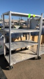 Aluminum Cooler Rack On Casters