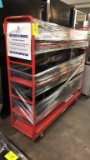62” 4-Tier Stocking Cart