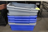 Group Of Plastic Tubs