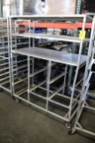 Aluminum Kitchen Organization Rack On Casters