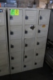 15 Hole Employee Locker