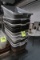 16) plastic tubs