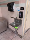 Stainless Sink with Paper Towel/Soap Dispenser