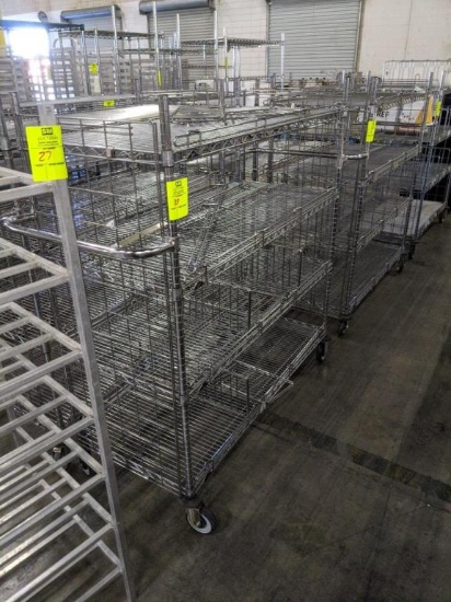 53" x 3ft x 5ft Metro Cart on casters