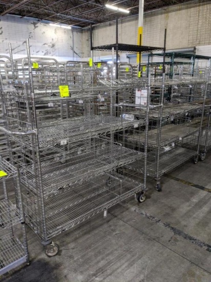 53" x 3ft x 5ft Metro Cart on casters
