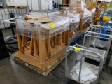 Pallets of Assorted Wood Tables