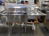 Stainless 2 Compartment Sink