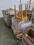Pallets of Assorted Wood Tables