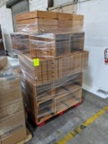 Pallet of wood crates