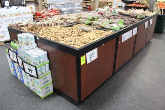 3 x 3’ Dry Produce Merchandisers