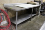 8’ Stainless Steel Table