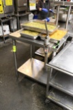 3' Stainless Steel Table W/ Can Opener