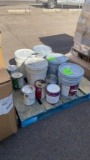 Pallet of paint