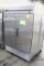 True Two Door Stainless Refrigerator