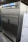 True Two Door Stainless Refrigerator