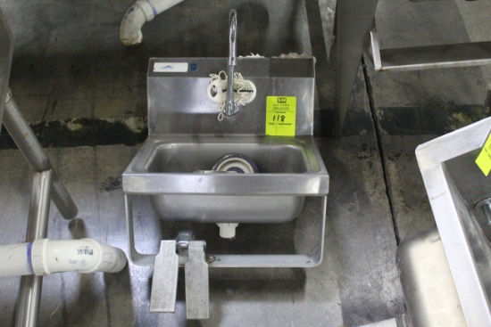 Knee-Operated Hand Sink