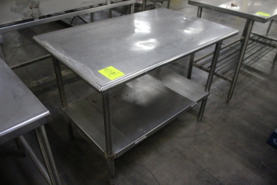 4' Stainless Steel Table