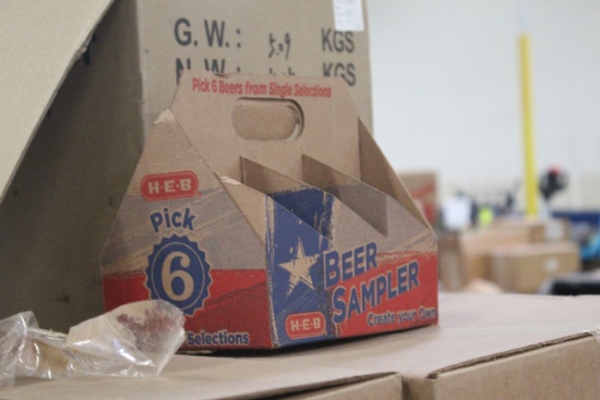 Pallet Of Cardboard 6 Pack Containers