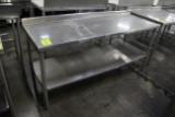 6' Stainless Steel Table